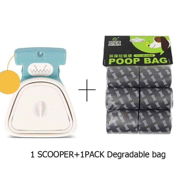 Foldable Pooper Scooper for Kiwi dog owners, a lightweight and eco-friendly tool for easy one-handed waste cleanup