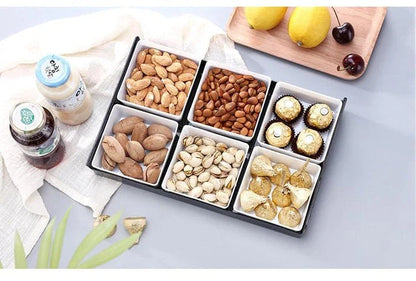Stylish reusable plastic snack trays in various colours, perfect for Kiwi homes and outdoor gatherings