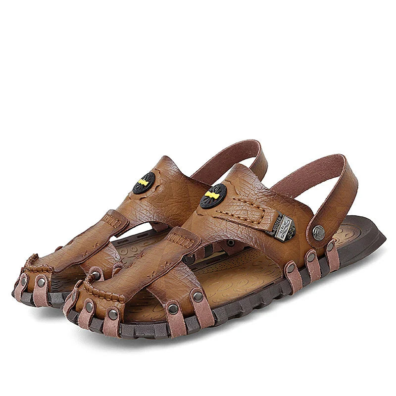 Premium breathable beach sandals for men in a variety of Kiwi-inspired colours