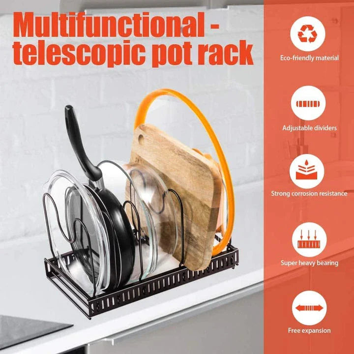 Shopfluxpro NZ Expandable Kitchen Rack for Clever Kiwi Storage