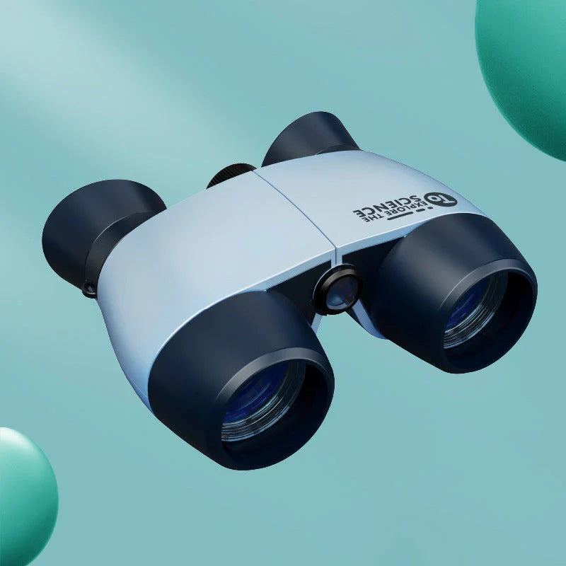 Kids' high-definition binoculars in blue color, designed for outdoor adventures and nature exploration