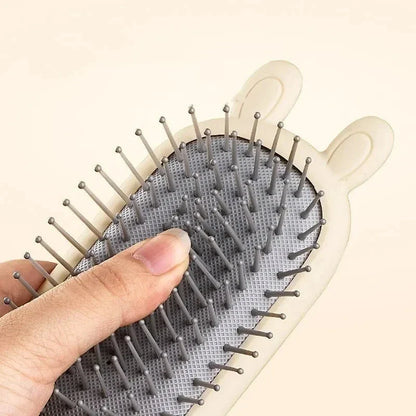 Sleek Anti-Static Hair Comb with Air Cushion Technology for Smooth, Frizz-Free Hair