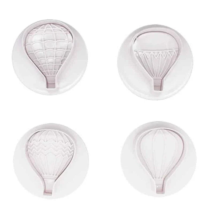 Premium quality air balloon-shaped cookie cutters in four sizes for versatile Kiwi baking