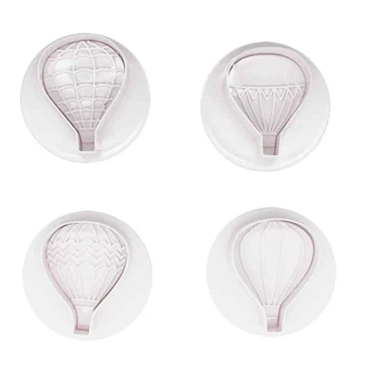 Premium quality air balloon-shaped cookie cutters in four sizes for versatile Kiwi baking