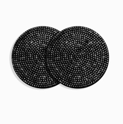 Stylish car coasters with crystal rhinestone design for a touch of luxury in your vehicle