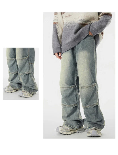 A pair of vintage-inspired denim overalls, featuring a classic workwear design and a premium cotton construction for the modern Kiwi bloke.