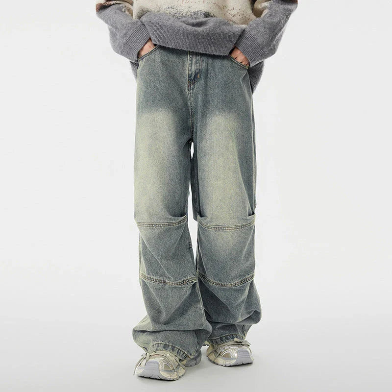 A pair of vintage-inspired denim overalls, featuring a classic workwear design and a premium cotton construction for the modern Kiwi bloke.