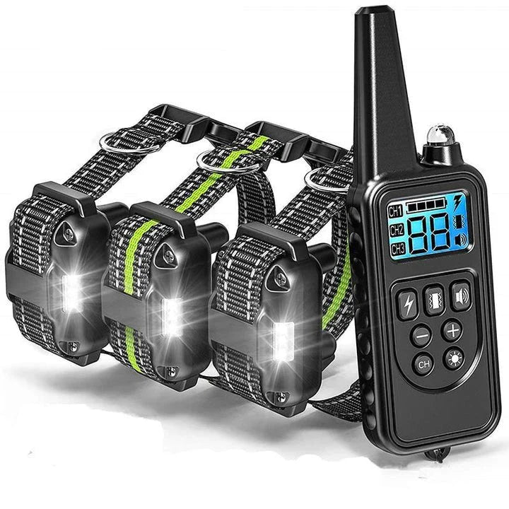 Rechargeable dog training collars with adjustable settings and intuitive controls for effective training sessions