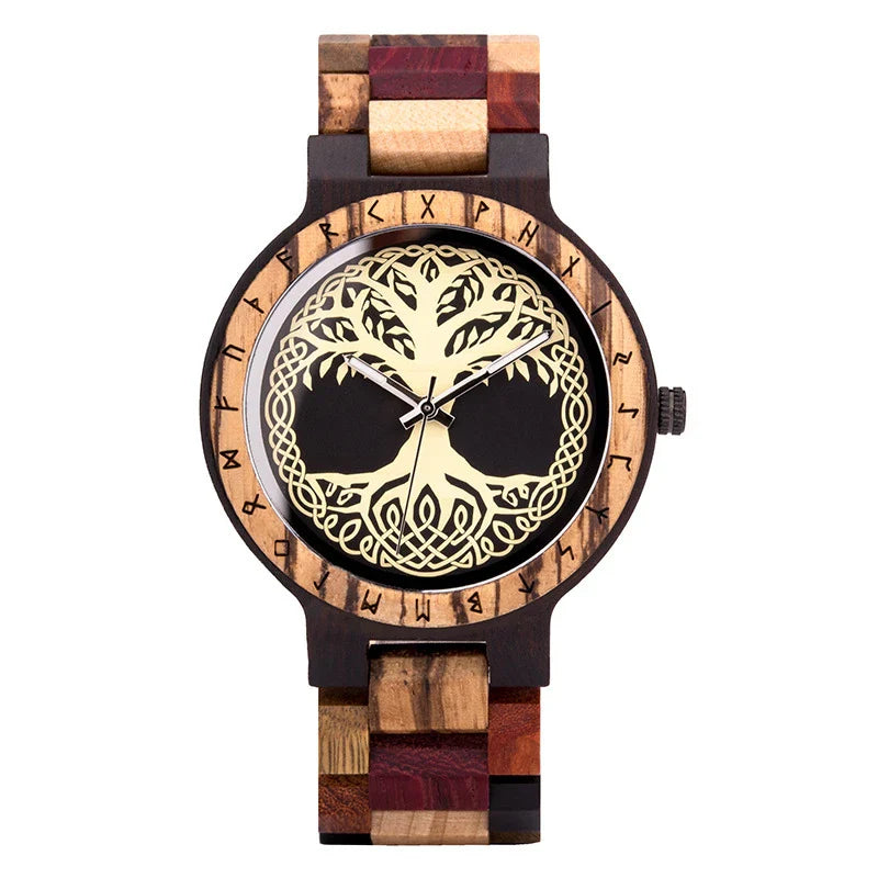 Stylish wooden quartz watch with natural wood design and reliable Japanese movement, perfect for Kiwi lifestyle