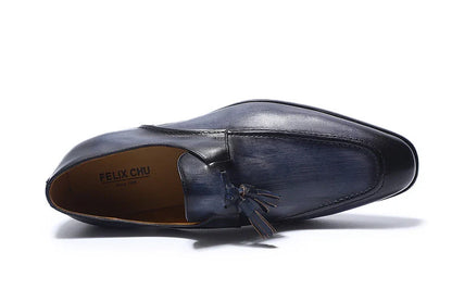 Premium leather loafers with unique, modern design and durable rubber soles for Kiwi style and comfort