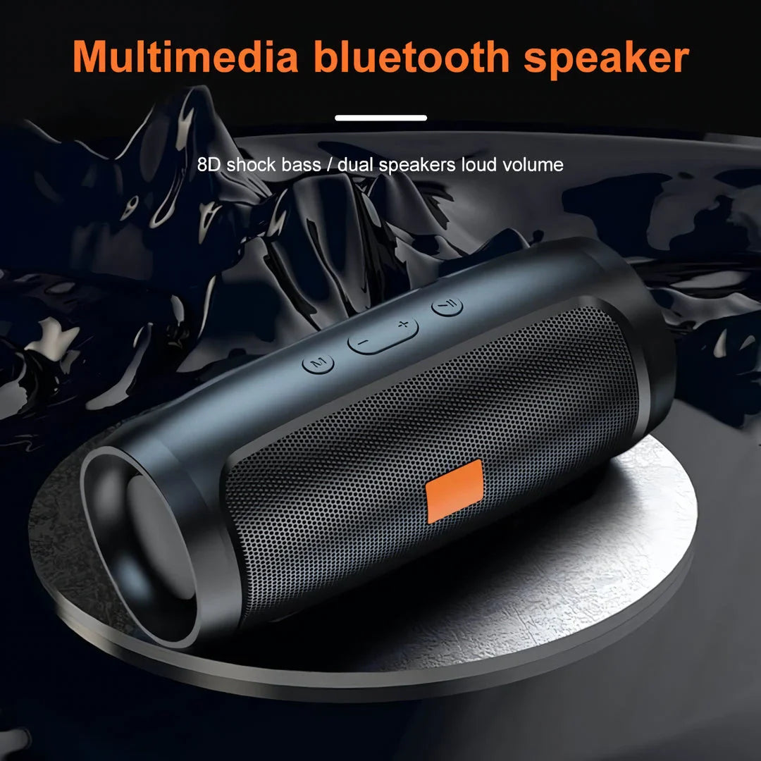 Ultimate Portable Stereo Bluetooth Speaker with dual speakers, subwoofer, and Bluetooth 5.0 connectivity for New Zealanders