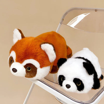 Soft and cuddly red panda plush toy with authentic markings, a charming Kiwi-themed birthday gift for children