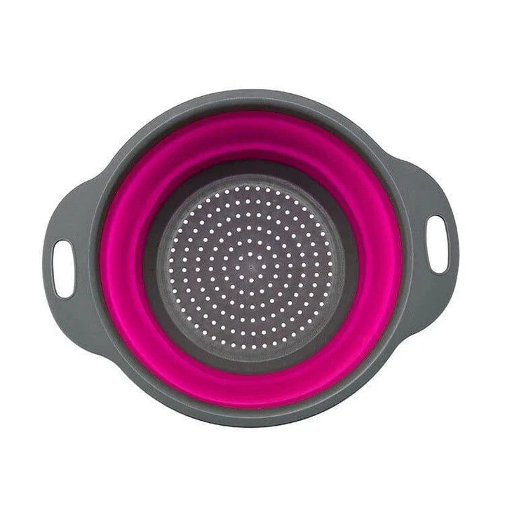 Colorful foldable colander with sturdy design and vibrant colours, perfect for Kiwi kitchens