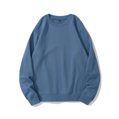 Heavyweight round neck sweater in a variety of classic Kiwi-friendly colours, made with premium cotton and thickened terry fabric for cosy warmth and style.