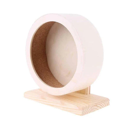 Eco-Friendly Wooden Hamster Exercise Wheel made in New Zealand from sustainable materials