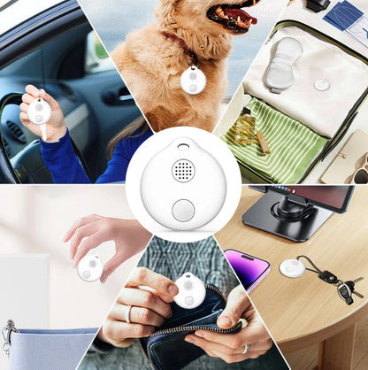 Compact Bluetooth GPS Locator for iOS Devices - Durable, Water-Resistant Design with Global Find My Network Coverage