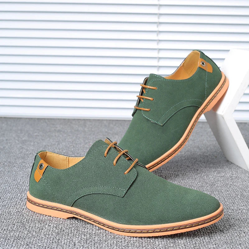 Stylish casual shoes made of premium nubuck leather, perfect for the modern Kiwi man's everyday adventures