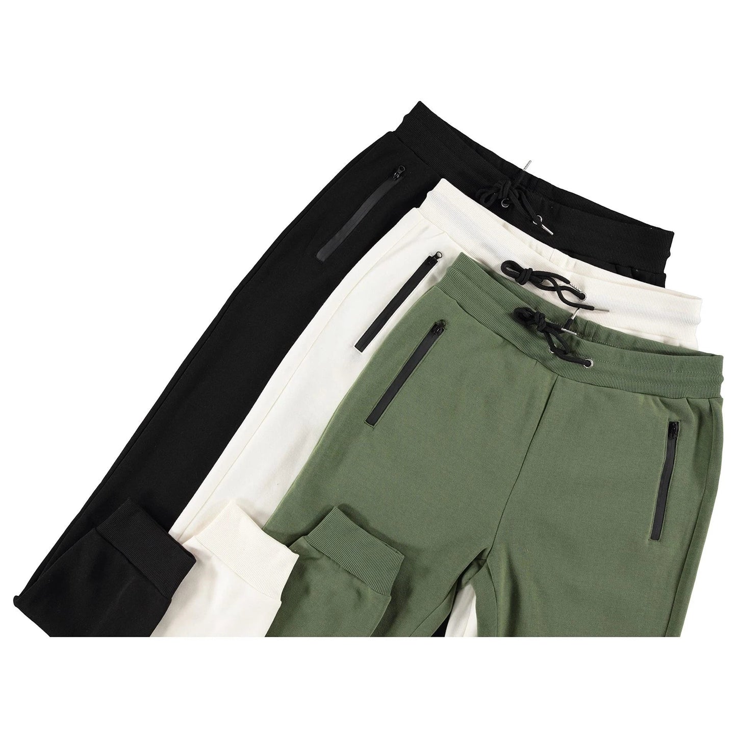 Versatile sports trousers in various colours, designed for active New Zealanders to enjoy fitness, leisure, and outdoor activities.