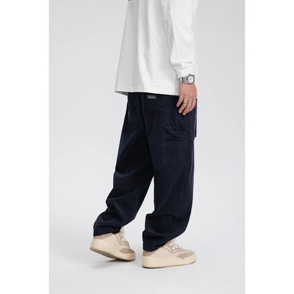 Stylish retro-inspired corduroy casual pants in a straight-leg fit, perfect for the laid-back Kiwi lifestyle.
