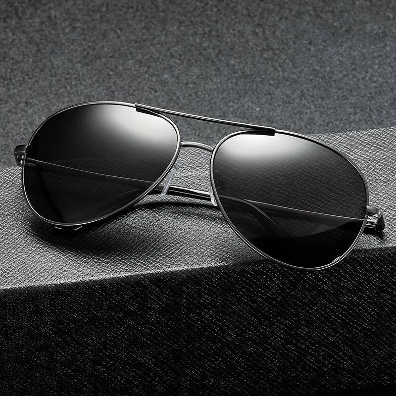 Versatile photochromic aviator sunglasses with polarized lenses, anti-reflective coating, and a lightweight alloy frame for Kiwis