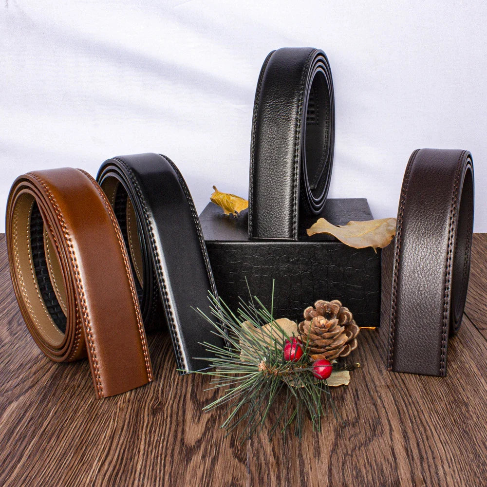 Reversible genuine leather dress belt with alloy buckle, available in black and brown finishes for versatile Kiwi business casual style