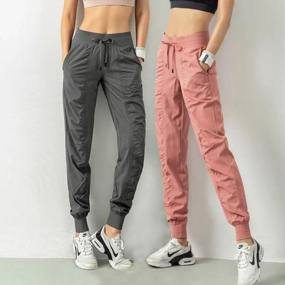 Comfortable and versatile sports pants for active Kiwi women, featuring a relaxed fit, drawstring waist, and convenient pockets.