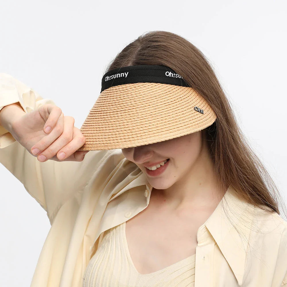 Adjustable UV protection sun visor with wide brim for superior sun shielding during outdoor activities in New Zealand