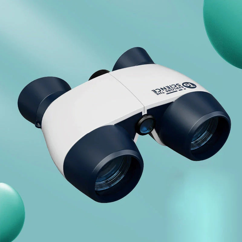 Kids' high-definition binoculars in blue color, designed for outdoor adventures and nature exploration