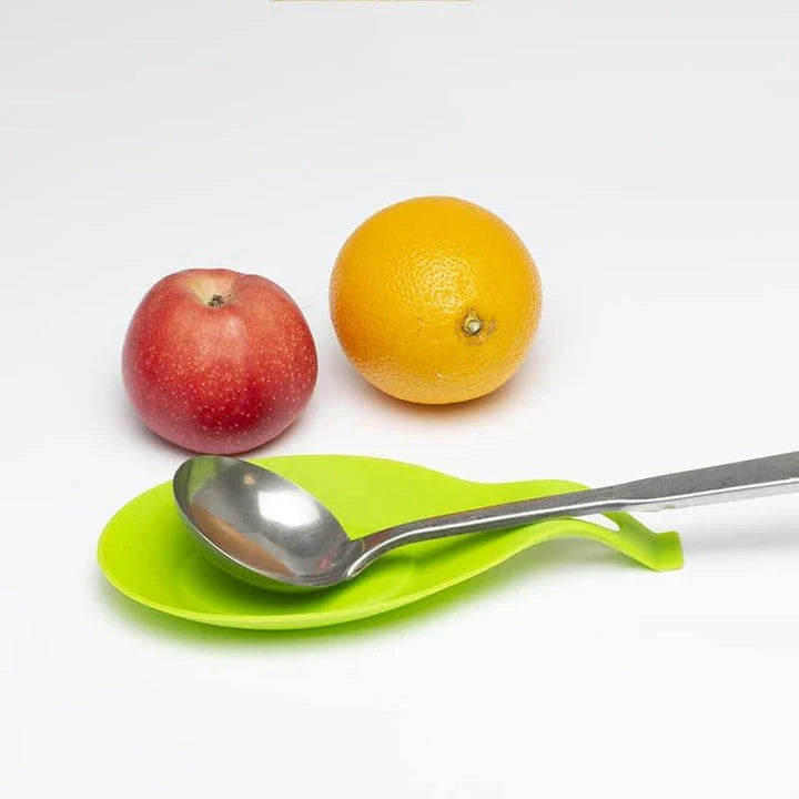 Heat-resistant silicone spoon mats in various vibrant colours, perfect for protecting Kiwi kitchen benchtops