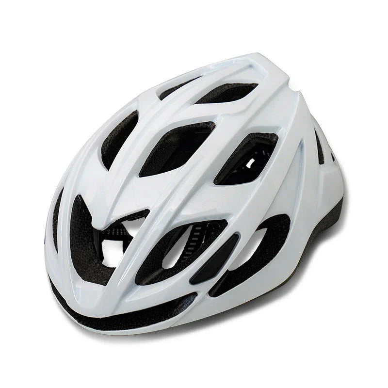 Plus-size cycling helmet with artistic graphics, lightweight and breathable design for comfortable and safe cycling