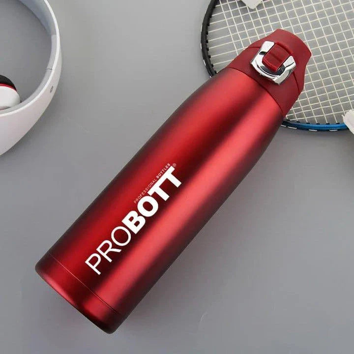 Premium stainless steel insulated thermos bottle with 900ml capacity, vacuum-sealed design, and eco-friendly BPA-free materials