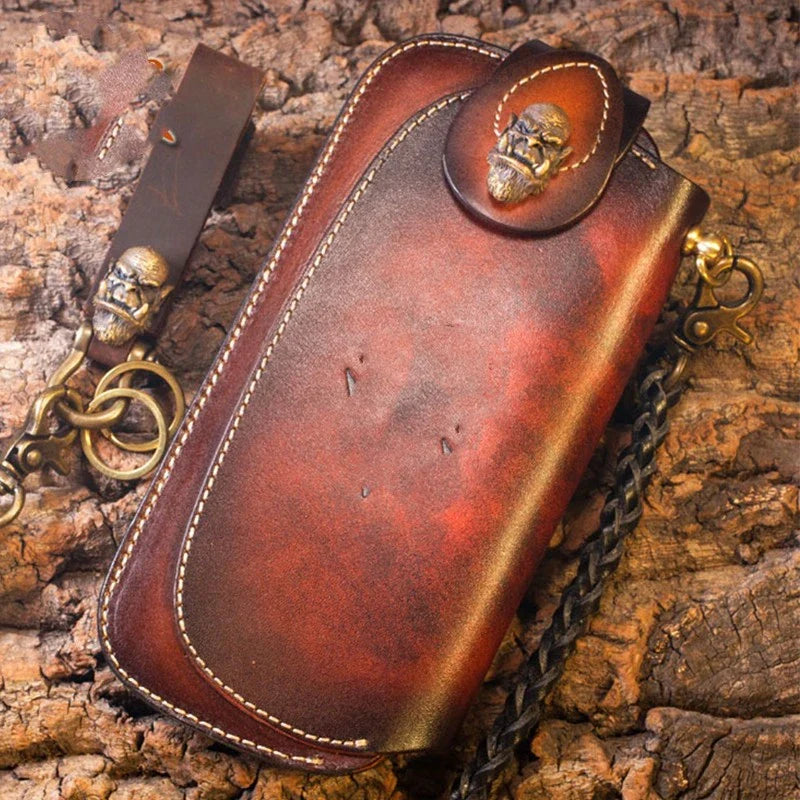 Men's premium leather jacket with unique embossed detailing and feather-like accents, perfect for the Kiwi lifestyle.