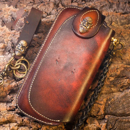 Men's premium leather jacket with unique embossed detailing and feather-like accents, perfect for the Kiwi lifestyle.