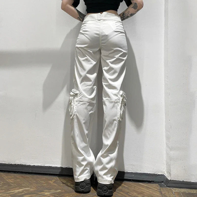 Durable multi-pocket straight leg jeans in white color, designed for the active Kiwi lifestyle