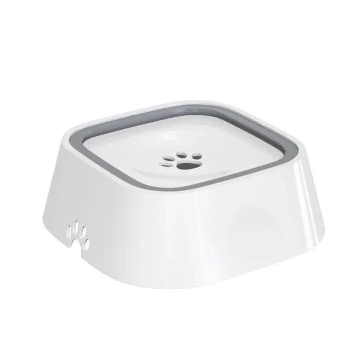 Innovative 1.5L square pet water bowl with splash-proof design, perfect for active Kiwi pets