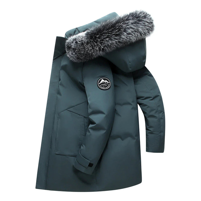 Shopfluxpro NZ Stylish & Warm Hooded Down Jacket - Perfect for Kiwi Winters