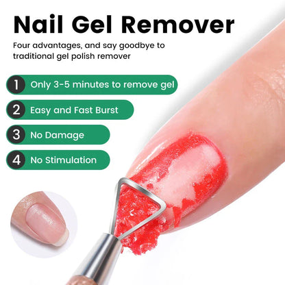 Magic Fast Remover Nail Gel Polish - Easy, Efficient, and Gentle Gel Polish Removal