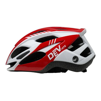 Plus-size cycling helmet with artistic graphics, lightweight and breathable design for comfortable and safe cycling