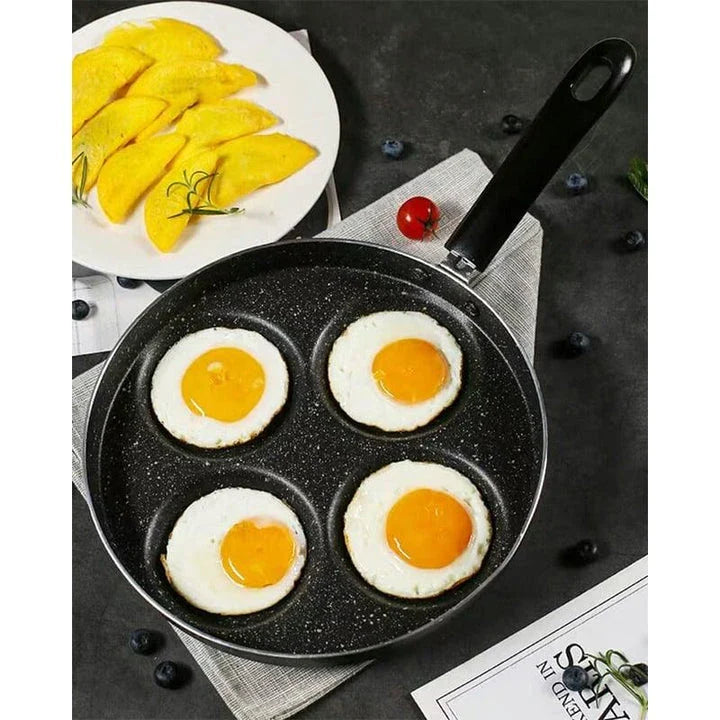 Eco-Friendly 4-in-1 Non-Stick Frying Pan Set with Durable Aluminium Alloy Construction and Non-Stick Coating