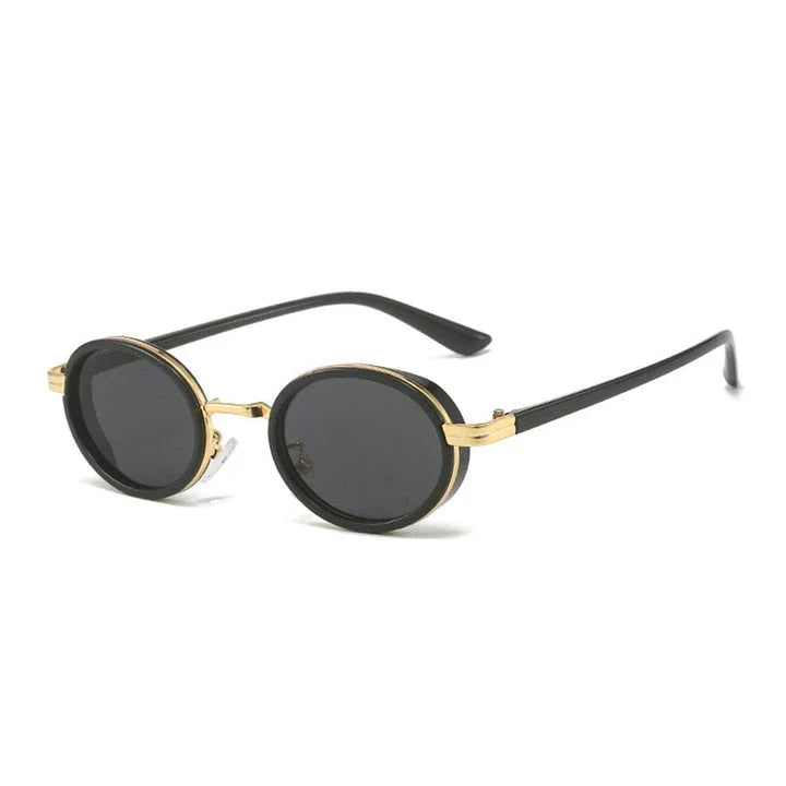 Stylish gradient oval sunglasses with a retro-inspired design, perfect for protecting Kiwi eyes from harmful UV rays.