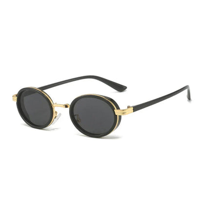 Stylish gradient oval sunglasses with a retro-inspired design, perfect for protecting Kiwi eyes from harmful UV rays.
