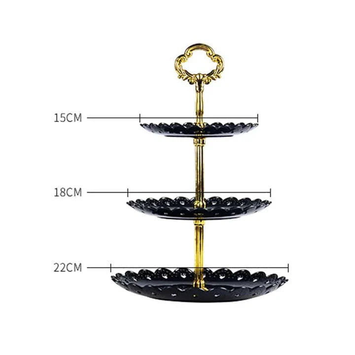 Trendha Cake Stand in Multicolored - A modern, sleek platform to showcase your delectable baking creations