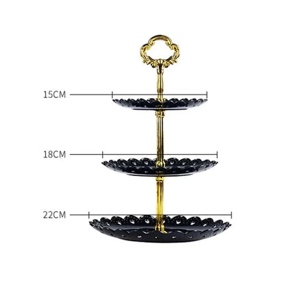 Trendha Cake Stand in Multicolored - A modern, sleek platform to showcase your delectable baking creations