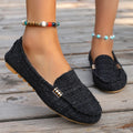 Flat slip-on women's leopard print loafers with mesh lining, flat heel, sizes 35-44