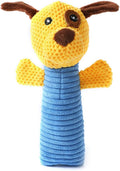 19cm squeaky stuffed animal dog chew toy in animal shapes with soft cleaning texture
