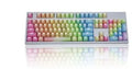 104 PBT word penetration dyed keycaps with translucent legends and OEM profile for mechanical keyboard