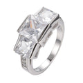 Electroplated copper ring in multiple colours with geometric design, sizes 6-10