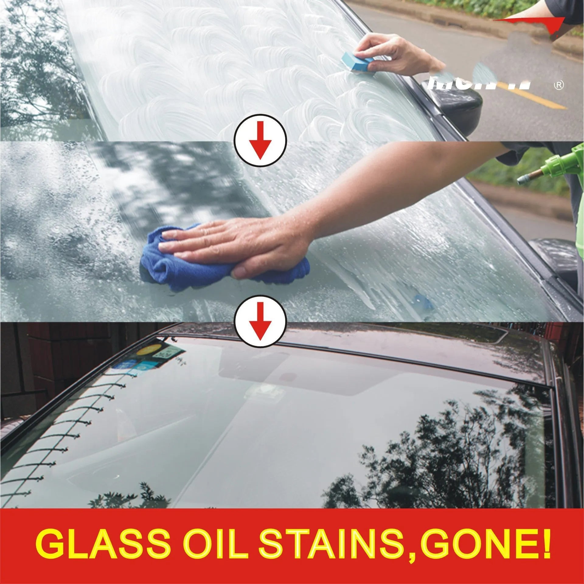 15ml automotive glass rainproof agent in white English version bag for vehicle window treatment