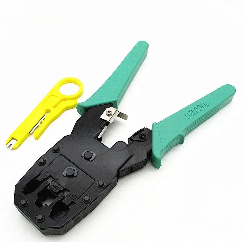 SZ-315 multifunctional network cable crimping pliers with rubber handle for RJ45 and phone wire termination