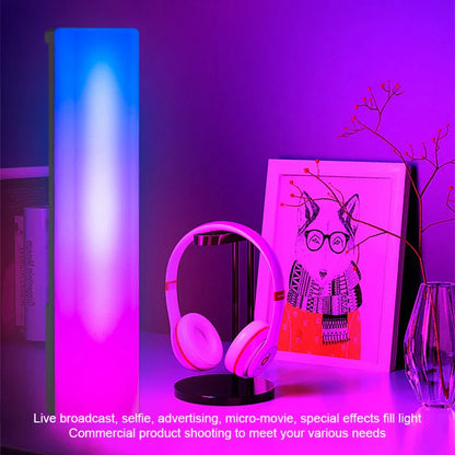 3D RGB Light Pick-up Table Top Ambiance Lamp with dynamic music-responsive lighting